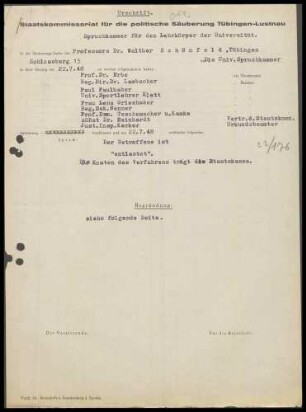 Schönfeld, Walther, Prof. Dr.