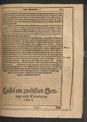 Epistel am zwölfften Sontage nach Trinitatis/ 1. Cor 3.