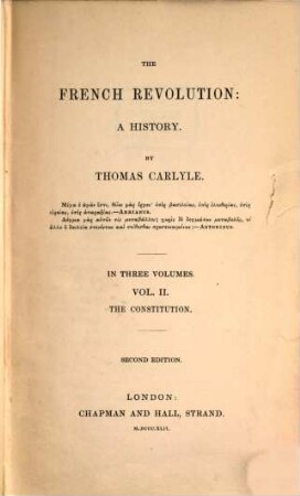 The French Revolution : a history, 2. The constitution