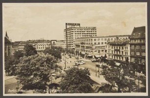 Ansichtskarte "Askanischer-Platz und Europahaus"