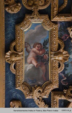 Putto mit Lorbeerzweig