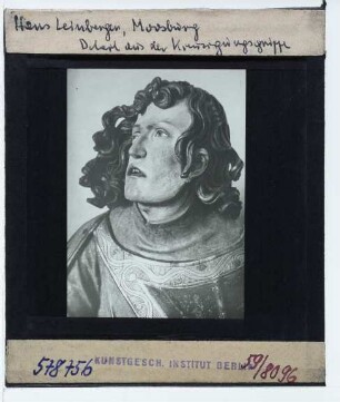 Leinberger, Hochaltar in St. Kastulus in Moosburg : Kopf der Johannesfigur im Gesprenge