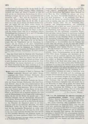 371-372 [Rezension] Die Psalmen
