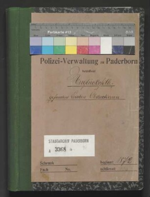Unglücksfälle, gefundene Leichen, Obduktionen