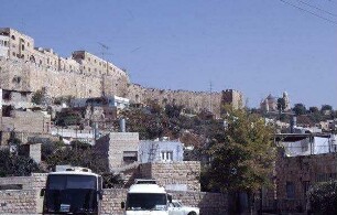 Blick auf die Dormitio [Jerusalem, Israel-Exkursion]
