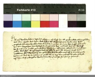 Quittung Apels von Haun für den Dechanten und den Konvent von Fulda
