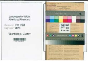 Entnazifizierung Gustav Spanknebel , geb. 13.05.1893 (Autovermieter)