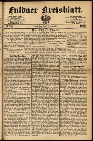 Ausgabe vom Donnerstag, den 29. Dezember 1892.