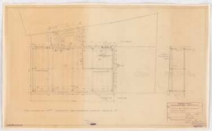 Kreissparkasse Wolgast: Ausführungsprojekt, Grundriss Dachgeschoss 1:50