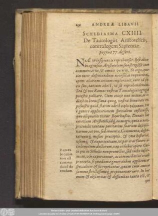 Schediasma CXIIII.