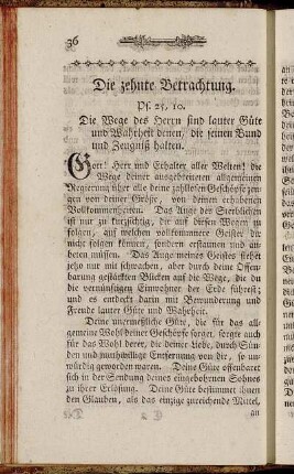 Die zehnte Betrachtung