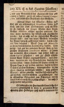 268-275, Es haben aber die Handwercks-Leute solche ihre ...