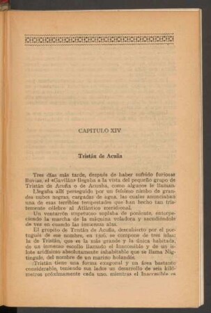 Capítulo XIV - Tristán de Acuña