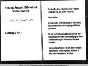 Von abschaffung des Exorcismi Bey der heiligen Tauffe, im Fürstenthumb Anhalt. Rath vnd Bedencken, D. Doctoris Polycarpi Leyseri, ... Gestellet auf ansuchung etlicher Fürnehmer vom Adel, im Fürstenthumb Anhalt und vom gantzen Ministerio zu Braunschweig, ... unterschrieben. Alles zur rettung des Christlichen Tauffbüchlein Herrn Doctoris Martini Lutheri