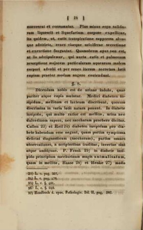 Quaestiones circa diabetae pathogeniam : dissertatio inauguralis medico-pathologica