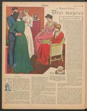 Tres mujeres : Nuestro folletín