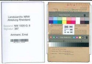 Entnazifizierung Ernst Ammann , geb. 05.06.1898 (Technischer Direktor)