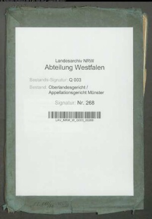 Die Archive und Registraturen der vormaligen Münsterschen Obergerichte (Einrichtung der Margarethenkapelle) Bd. 2