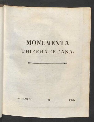 Monumenta Thierhauptana