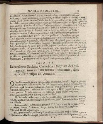 Caput III – Caput IV