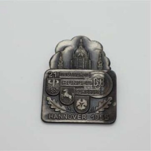 Festabzeichen Deutsches Bundesschießen Hannover 1955