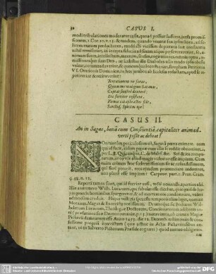 Casus II. An in Sagas, bona cum Conscientia, capitaliter animad. verti possit ac debeat?
