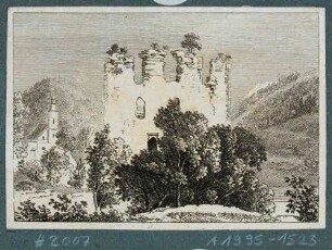 Die Burgruine und die Berg- und Stadtkirche in Tharandt