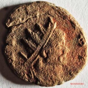 Römische Münze, Nominal Antoninian, Prägeherr Quintillus(?), für Divus Claudius II. Gothicus, Prägeort Mailand, Original