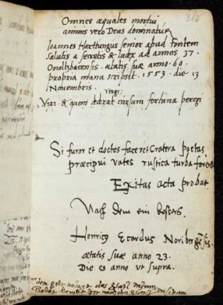 310, Hartung, Johannes. Erardus, Heinrich.