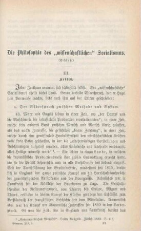 473-507 Die Philosophie des "wissenschaftlichen" Socialismus : Schluß