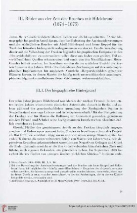 III.1: Der biographische Hintergrund