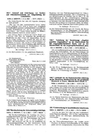 Ferienordnung im berufsbildenden Schulwesen : [Amtliche Erlasse] ; [Amtlicher Teil]