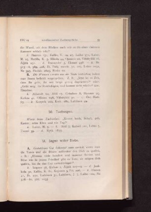 51. Segen wider Diebe.