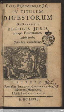 In titulum digestorum de diversis regulis juris antiqui enarrationes