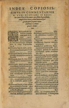 Commentarii in regulas iuris Pontificii
