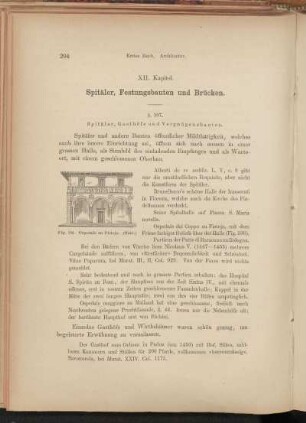 XII. Kapitel. Spitäler, Festungsbauten und Brücken.