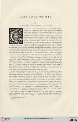 3: Goya aquafortiste, [2], les eaux-fortes d'après Velasquez - les caprices