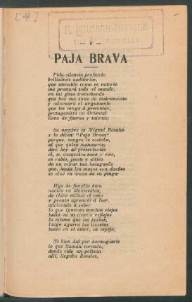 Paja Brava