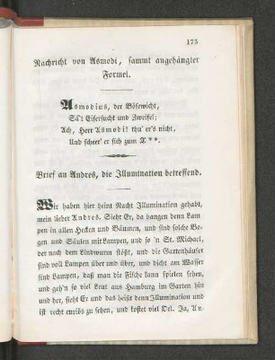 Nachricht von Asmodi, sammt angehängter Formel.