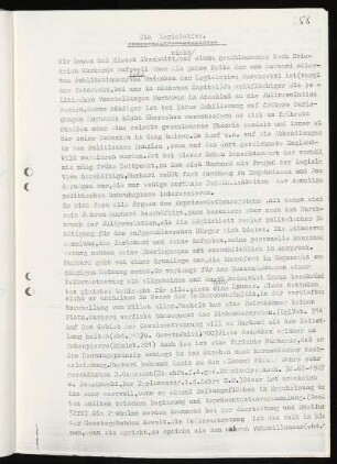 Die Legislative