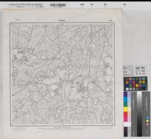 Rahden (Rahden) topographische Karte Meßtischblatt Rahden Nr. 1879 1919 1 : 25 000 44 x 45 Druck Benkhausen