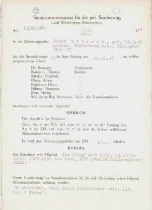 Heberle, Josef