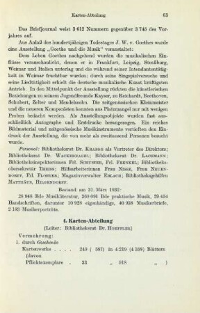 4. Karten-Abteilung