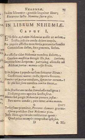 In Librum Nehemiae.