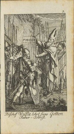 3. Bischof Wulfa lehrt seine Gothen Runer-Schrift