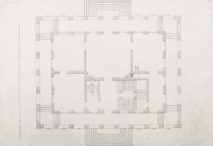 Grundriß eines Schlosses (EG)
