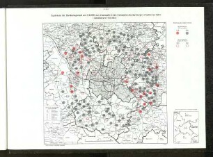 Ergebnisse der Bundestagswahl am 3.10.1976 (nur Urnenwahl) in den Gemeinden des Hamburger Umlands bis 40 km (Gebietsstand 5.10.1980)