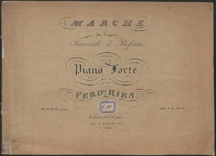 Marche de l'opéra Tancredi de Rossini : variée pour le piano forte ; op. 96, no. 25 des var.