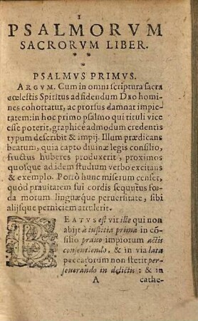 Scala Coeli. Sive Psalterium David : Paraphrasibus insigniter illustratum, Servata Ubique Ad Verbum S. Hieronymi translatione ; Accessere ad postremam editionem Lugdunensem An. 1574. singulis Psalmis Argume[n]ta, quae vera[m] genuinamq[ue] Prophetae intelligentiam Lectori com[m]onstrant