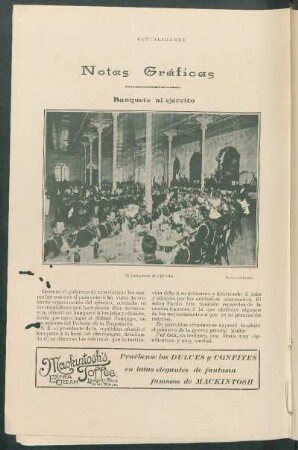 Banquete al ejército